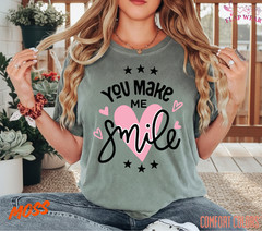 Unisex You Make Me Smile T shirt Men T shirt Women valanity Romantic
