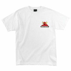 Independent Trucks X Toy Machine TOY MASH UP Skateboard T Shirt WHITE