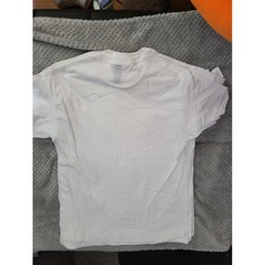 New Lot Of 6 Classic Men’s White Gildan Crewneck T-Shirt Medium