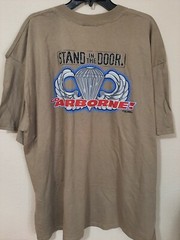 7.62 Design Military Apparel Men Shirt 2XL (XXLarge) Coyote “Go Airborne”–NWOT