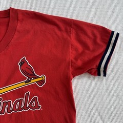 Vintage Russell Athletic V Neck Baseball T-Shirt Men’s L St Louis Cardinals 1998