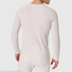 Hanes Men’s Thermal Long Sleeve Waffle Knit Shirt – Oatmeal L *SEE DEAL!!!*