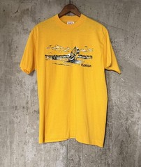 Vintage 1980s Florida Sailboat Tourist Single Stitch Tee Select-T by Tee Jays L