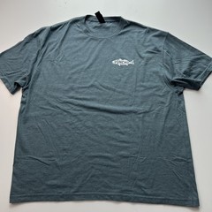Poncho Outdoors T Shirt Men’s XL Blue Logo Outdoor Hunting Fishing Tee – EUC