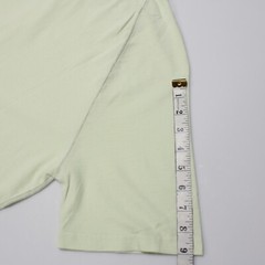 M. Singer NWT Short Sleeve Henley T-Shirt Size Medium in Apple Green 100% Cotton