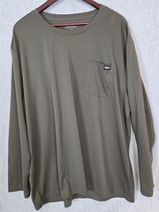 Dickies Work Shirt Men’s 3XL Long Sleeve Crewneck Logo Pocket Utility Comfort