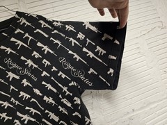 VTG Y2K Rogue Status Rob Dyrdek Gun Show Machine Gun All Over Print T-Shirt XL