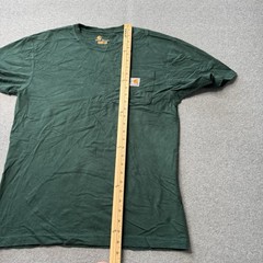 Carhartt Shirt Mens Small Green Force Pockets Workwear Utility Construction