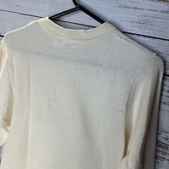 New Vintage Oakton Thermal Henley Base Layer USA Made Long Sleeve Shirt Size S/M