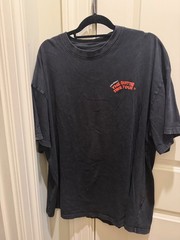 zach bryan shirt 2024 tour quittin time t-shirt size XXL black acid wash tee