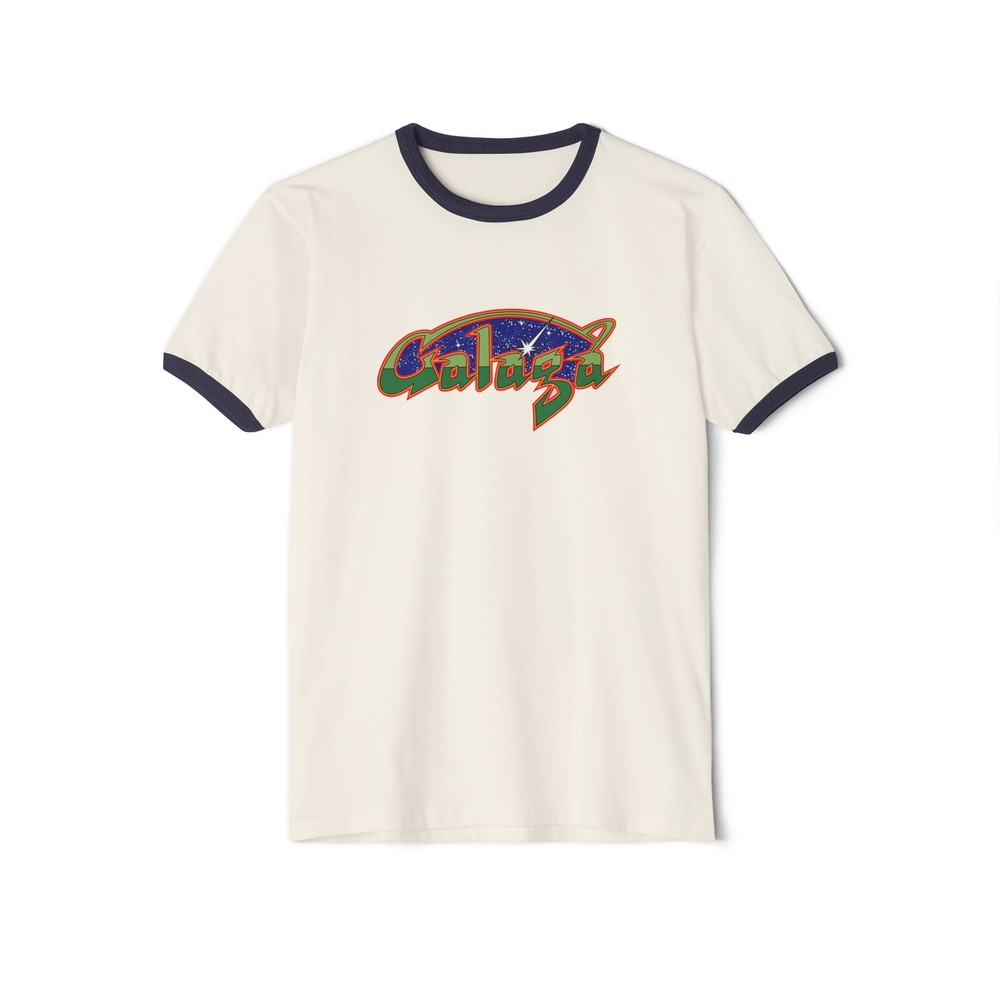 Galaga – Retro Old School Video Game Ringer T-Shirt