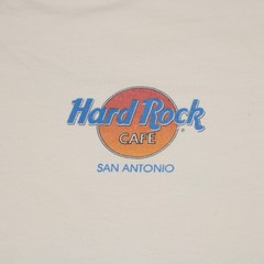 VTG Hard Rock Cafe Tshirt Mens XL White San Antonio Texas Guitar Snake Print USA