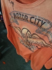 The Great China Wall 2XL VINTAGE AUTHENTIC SWAROVSKI Crystals Men’s MOTOR CITY