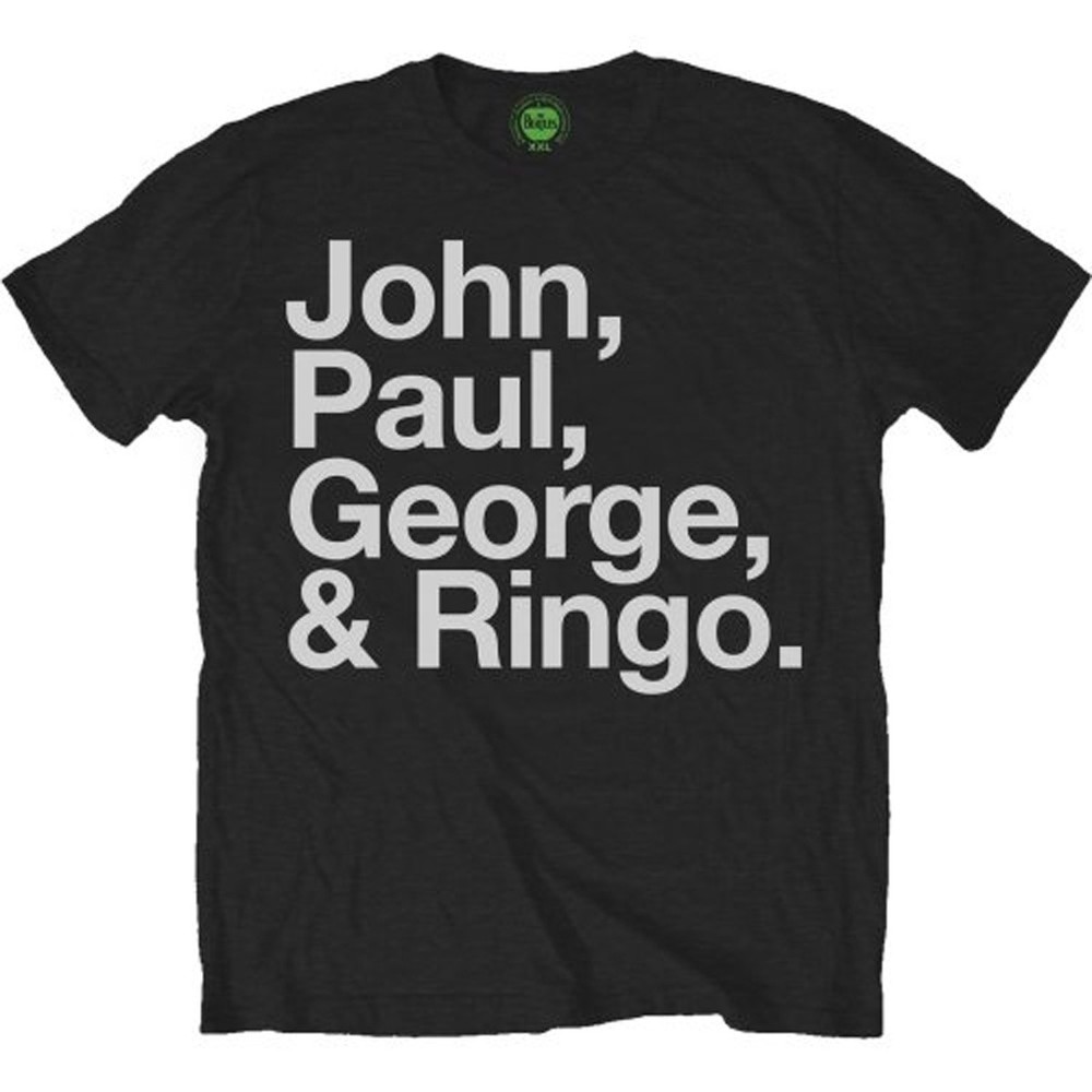 The Beatles John Paul George and Ringo Official Unisex T-Shirt