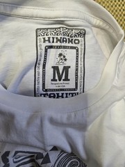 Hinano Liko Men’s White Tiki Graphic Logo Cotton Jersey Crew T-Shirt Size M