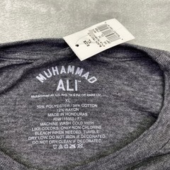 Muhammad Ali The Greatest Boxing Graphic T Shirt Mens XL Heather Charcoal NWT