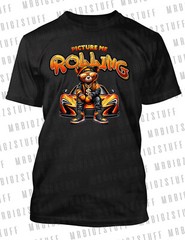 Mens Picture Me Rolling Bear Streetwear Tee Shirt Pro Club Shaka T Sneaker