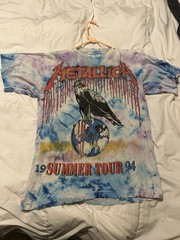 Metallica Vintage Shirt 1994 Tour Danzig Suicidal Tendencies L Tie-dye Tee