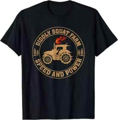 Diddly Squat Farm Speed ​​And Power T-Shirt Gift for Dad Perfect Tractor Design