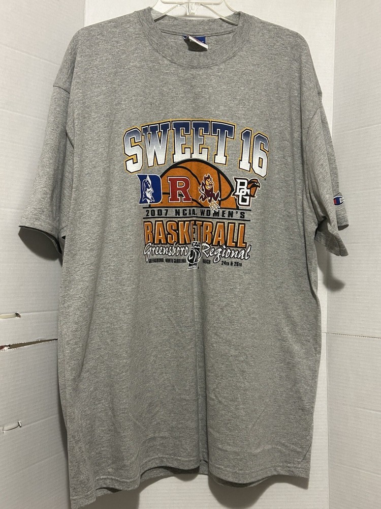 2007 NCAA Women’s Basketball Sweet Sixteen Regional 2XL Champion T Shirt
