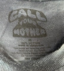 Call Your Mother Tie Dye Short Sleeve Smiley Face Tee T-shirt Size Medium