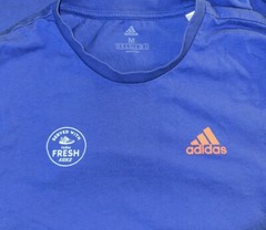 Adidas Farm Fresh Kicks Double Sided Blue T Shirt Mens Size Medium