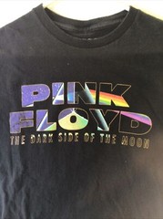 Pink Floyd Shirt Dark Side Of The Moon Song Titles On Back Rare Men’s Large