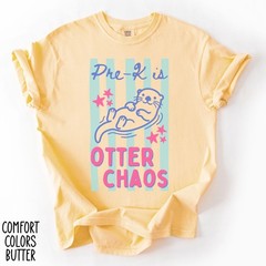 Pre-K Teacher Shirt Funny Otter Preschool Teacher Tee Back To School Gift