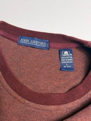 John Ashford Men’s Size Large Long Sleeve Raglan Thermal Shirt