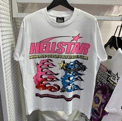Hellstar Size M Men’s White Blue and Pink