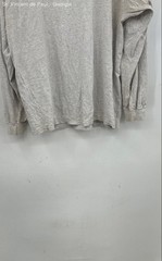 Tultex Vintage Lake Tahoe Long Sleeve Tee Shirt Men’s XL Gray FLAW