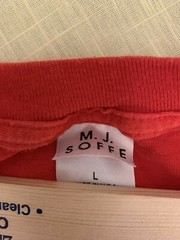 Vtg United States Marine Corps Script Logo T Shirt LARGE M.J. Soffe Semper Fi