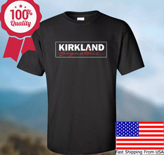 Kirkland Signature Men’s Black Size S-5XL T-shirt