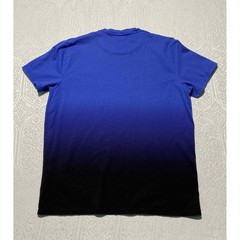 Hollister Must-Have Collection Mens XL Blue Black Ombre Gradient Cotton T-Shirt