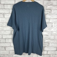 J.CREW FACTORY NWT Men’s Navy Blue Slub Cotton Button V-Neck Tee XXL L1965