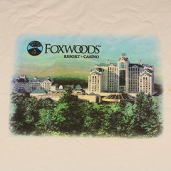 DELTA PRO Vtg 90s FOXWOODS RESORT CASINO Graphic T-SHIRT Men’s XL