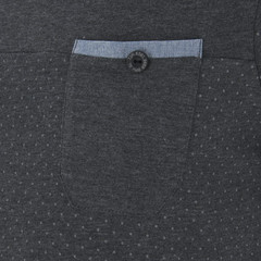 Brave Soul Men’s Ginn Dot Print T-shirt Mid Charcoal Marl Size S CR058 GG 16