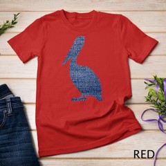 Pelican T Shirt – Denim Blue Jean Texture Unisex T-shirt