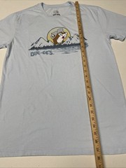 Buc-ee’s Blue Short Sleeve Men’s Size Large T-Shirt Graphic Tee Cotton Blend