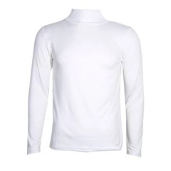 Men’s Thermal Underwear Top Slim Fit High Neck Long Sleeve Winter Shirt