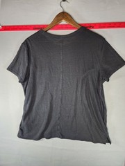 Old Navy Black Short-Sleeve Pocket Tee