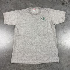 Vintage School T Shirt Mens Large Gray Faded Single 90s USA Preowned