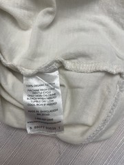Dip Brand Cream 100% Organic Cotton Small Tshirt