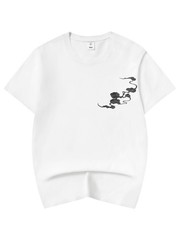 Niepce Kirin Embroidered Tee Japanese Streetwear T-Shirt for Men