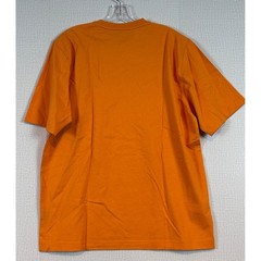 NWT Greg Norman Mens Orange Short Sleeve Shark Logo Crew Neck T-Shirt Summer -M-
