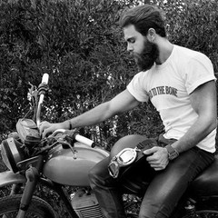 New Mens White Classic T-Shirt “Bad To The Bone” S, M, L, XL, 2XL, 3XL, 4XL, 5XL