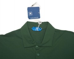 Kired by Kiton $395 NWT Green Slim Fit Polo Shirt Crepe Cotton 4XL (60 IT)