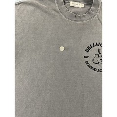 Trinity Bellwoods Boxing Academy T-Shirt Mens Large Grey Distressed LA Made 950