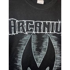 2009 Arcanium US Tour Concert Black Graphic Shirt Tee 2000s M Medium