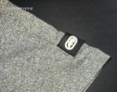 Ecko Unltd Men’s V-Neck Grey Marled Logo T-Shirt Sizes S, M, L, XL NWT
